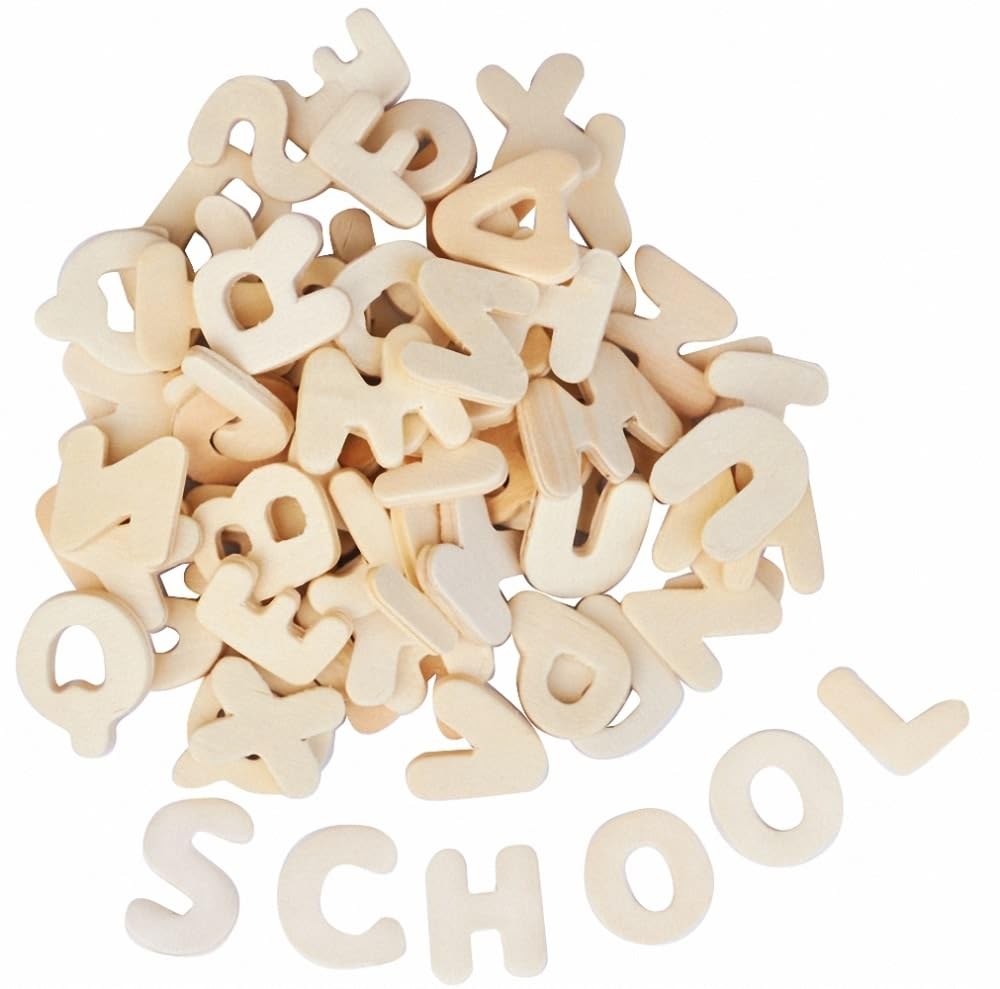 Playbox 22mm Wooden Letters (300 Pieces)
