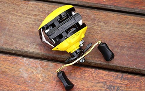 WKAIJCH Dripping Wheels Fishing Gear Fishing Gear Fishing 6.3: 1 ,Yellow-RightHand