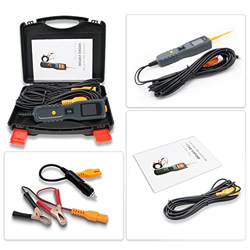 Automotive Circuit Tester Power Circuit Probe Kit - DC/AC Current Resistance Diodes Vehicle Voltage Signal Diagnostic Activating Components Tools VXDAS VSP200 for 12V to 24V Electrical System - Thumbnail 6