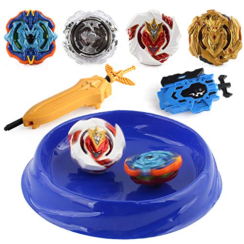 3T6B Spinning Top, God of War Wing Top Spinning Double Layered Pull Gyro Toy Boy Battle Spin Hurricane Gyro Set (XD168-26A) - Thumbnail 3
