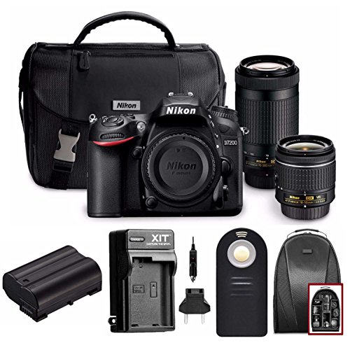 Nikon-D7200-DSLR-Camera-with-18-55mm-and-70-300mm-Dual-Lenses-Holiday-Bundle