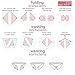 Sanitary Reusable Cloth Menstrual Pads by Heart Felt. 5 Pack Washable Natural Organic Napkins with Charcoal Absorbency Layer. Overnight Medium Panty Liners for Comfort Support and Incontinence