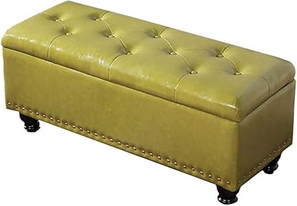 Ottomans Schlafzimmer Bettendhocker Kunstleder Weiches Sofa Langer