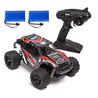 MeterMall Toys Cars for HS 18311/18312 1/18 40+MPH 2.4G 4CH 4WD High Speed Climber Crawler RC Car Toys red Double Battery