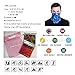 INZENYN Flame Bandana Headband Face Mask, Outdoor Sport for Fishing&Cycling&Running Black