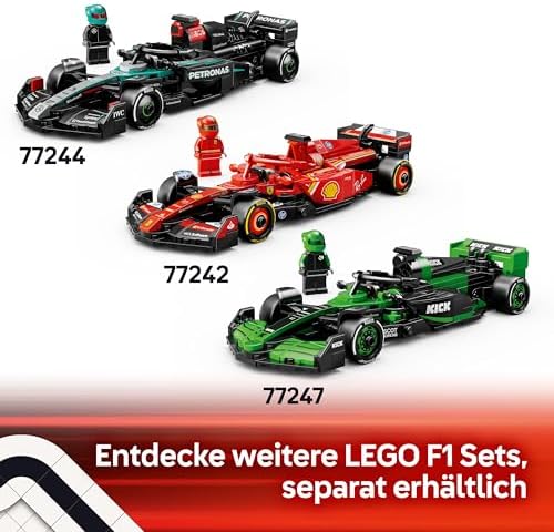 Speed Champions McLaren F1 Team MCL38 Rennauto - Spielzeug mit Formel 1 Minifigur zum Sammeln - Modell und Geschenk für Jungen & Mädchen ab 10 Jahren und Erwachsene Motorsport Fan 77251