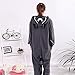 WOTOGOLD Animal Cosplay Costume Unisex Children and Adult Raccoon Pajamas