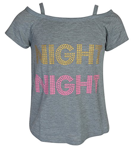 dELiA*s 2-Pack Girls Pajama Sleepwear Sets (2 Full Sets) (10-12, Night Night)'