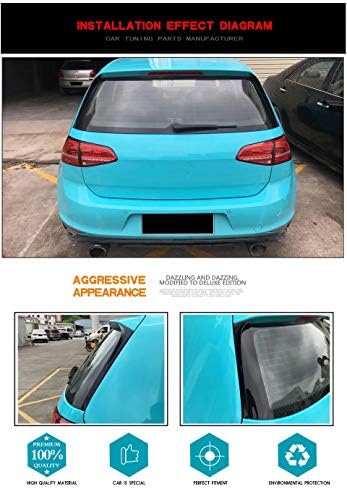 人気爆発 Qcwy ネタバレ フォルクスワーゲンgolf7 Mk7 14 18のabs光沢ブラックトランクスポイラーサイドフラップは Gtiまたはrには使用できません 驚きの値段で
