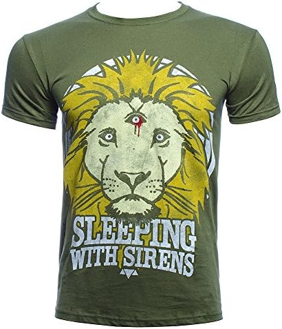 Sleeping With Sirens Lion Crest T-shirt Medium
