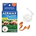 AIRMAX Nasal Dilator for Better Breathing – Natural, Comfortable, Breathing Aid Solution for Maximum Airflow & Reduced Nasal Congestion (Medium - Orange)