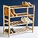 STNDRD. Bamboo Wood Shoe Rack Organizer, Stylish Shoe Rack Made from Sustainable Bamboo (1-Pack)