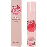 Toner for Face with Rose Water & Vitamin C – Hydrating Facial Toner for Women & Men – Alcohol-Free, Gentle Formula with Hyaluronic Acid & Antioxidants – for Sensitive & Dry Skin