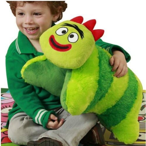Amazon Com Yo Gabba Gabba Pillow Huggie Brobee Toys Games
