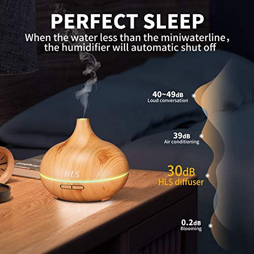 Aroma Diffuser for Essential Oil Large Room Diffusers Set with 10 Essential Oils,Ultrasonic 550ml Aromatherapy Diffuser… - Image 4