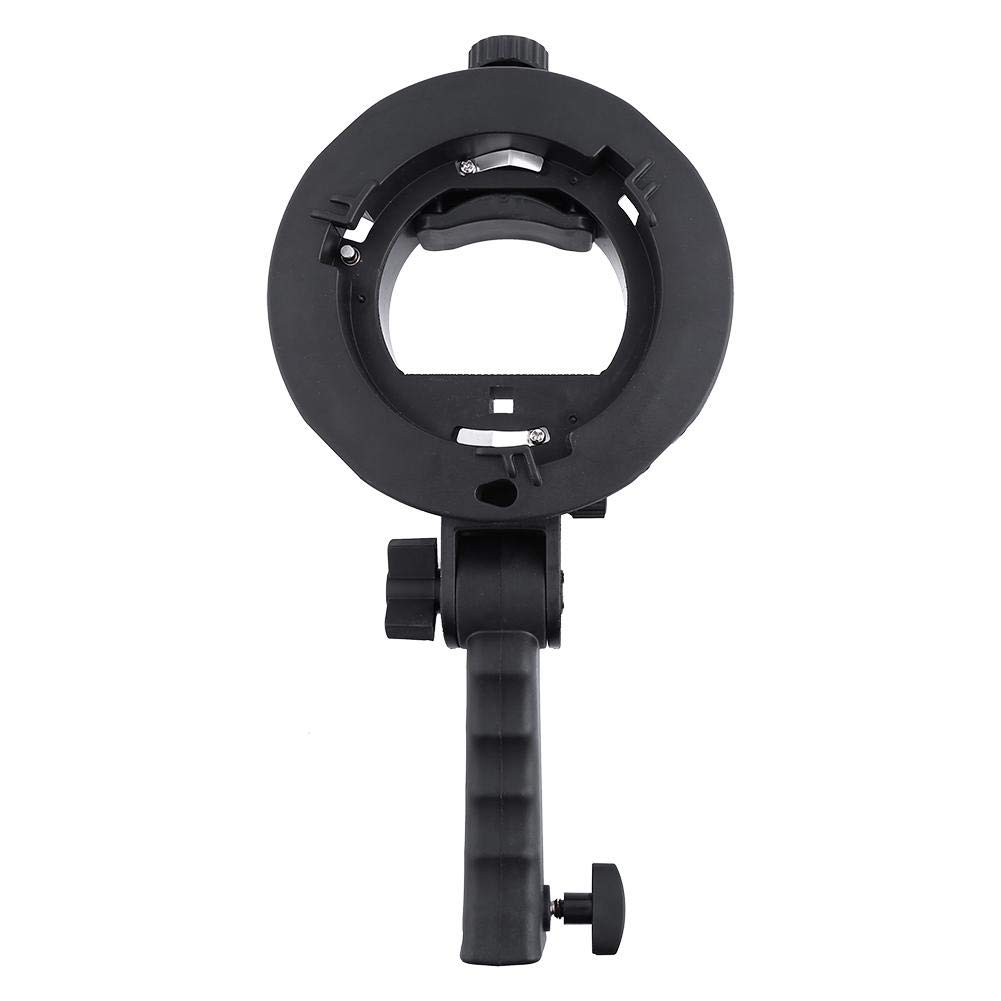Topiky S-Type Bracket Mount Holder with Handheld Grip for Flash Softbox Photo Studio Accessories