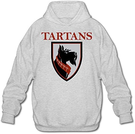 Jirushi Men's Carnegie Mellon University Pullover Hoodie Ash Small