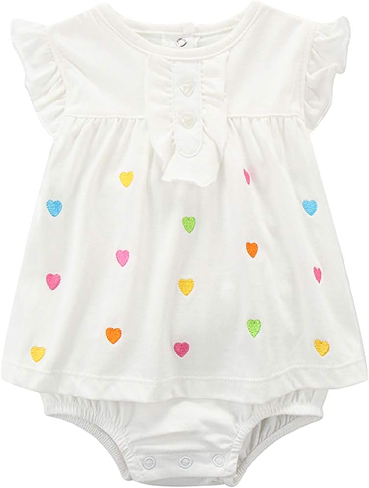 0 3 Mois Bebe Fille Body Sans Manches Combinaison Coton Barboteuses Ete Grenouillere Mignon Robe Salopette Bodys Bodys Et Combinaisons Neonwave Es