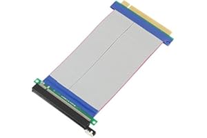 axGear PCI-E Express 16X-16X Riser Card Extender Ribbon Flexible Extension Cable