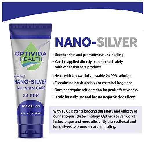 Nano-Silver Topical Gel, Fragrance-Free, 4 Ounces - //medicalbooks.filipinodoctors.org