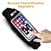 Running Belt Waist Pack, fitTek Workout Phone Holder for iPhone XS and All Phone Models, Screen Touch Fanny Pack Zippered Waterproof Phone Belt for Hands Free Running, Exercise, Workouts, Travel