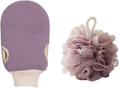 Omenluck Bath Shower Sponge Loofah Set - Adult Exfoliating Scrubbers Soft