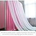 TINTON LIFE 6.6ft x 6.6ft Two Layers Tulle Backdrop Curtains for Party Wedding Baby Shower Birthday Decorations Photography Backdrop Christmas Background Decor Light Pink