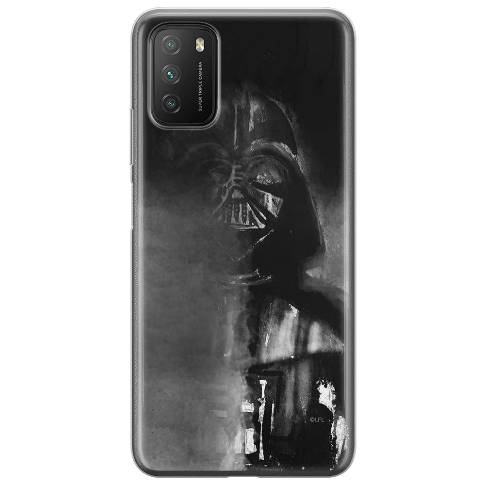 ERT GROUP mobile phone case for Xiaomi REDMI 9T original and officially Licensed Star Wars pattern Darth Vader 004 optimally adapted to the shape of the mobile phone, case made of TPU