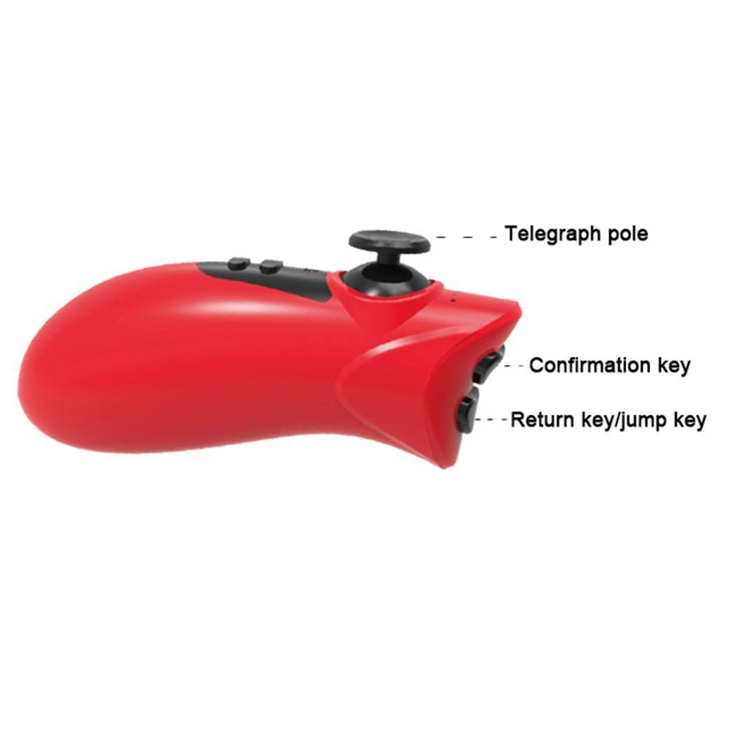 Xixini Bluetooth 4.0 VR-Controller Fernbedienung Griff Bluetooth Joystick VR-Fernbedienung mit Multi-Mode-Umschaltung und Multi-Plattform-Kompatibilität für Android, iOS und PC