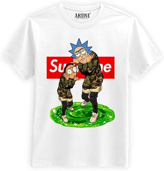 felpa rick e morty supreme