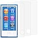 AFUNTA Screen Protectors Compatible iPod Nano 7th 8th Generation, Set of 3 Full Coverage Tempered Glass Protective Films, HD Clear Anti-Scratches Bubble Free Compatible Apple iPod Nano 7 8