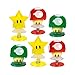 Amscan 396657 Super Mario Brothers Creature Pop-Ups, 6 pcs, Party Favor
