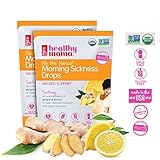 Healthy Mama Nip the Nausea! Organic Morning Sickness Relief Drops;Ginger Lemon. Nausea Relief from Morning Sickness, Chemo, Motion Sickness (2-Pack)