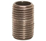 B & K GIDS-45401 Black Nipple Schedule 40, 1/4" x
