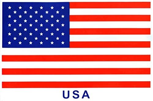"10 Sheets" USA Flag Sticker Car Racing Motorcross Decal Motorcycle Truck Graphic Logo Bicycle Bike Stickers