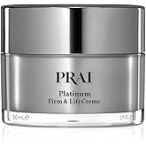 PRAI Beauty Platinum Firm and Lift Creme, Firming and Hydrating Face Moisturizer for Dry Skin and All Skin Types, Face Moisturizer for Skin Firming and Lifting, 1.7 Oz