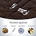 H.VERSAILTEX Reversible Quilted Recliner Covers Water Resistant Furniture Protector for Reclienr Chair with Elastic Straps for Pets Kids Sitting Width Up to 22