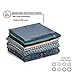 YnM Minky Duvet Cover for Weighted Blankets (Mermaid, 36''x48'')