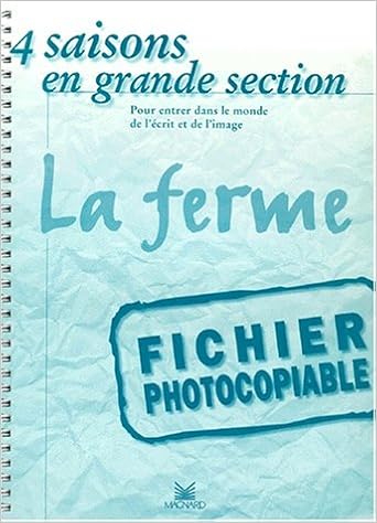 13++ 4 saisons fichier lecole grande section info