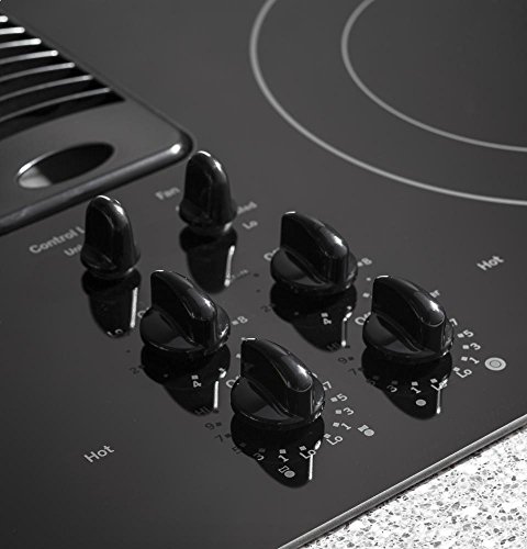4 GE+PP9830DJBB+Smoothtop+Electric+Downdraft