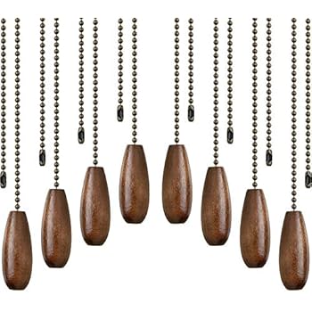 Lighting Accessories Brown And Wood Color Ceiling Fan Chain Pulls