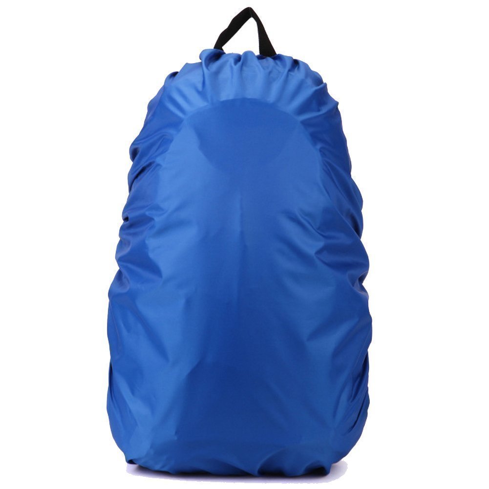 HugeStore 70L Waterproof Camping Hiking Rucksack Bag Rainproof Cover for Backpack Blue