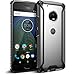 Poetic Affinity Slim Fit Moto G5 Plus Clear Case With Anti-Slip Side Grip and Reinforced Corner Protection Bumper for Motorola Moto G5 Plus (2017) Black/Clear