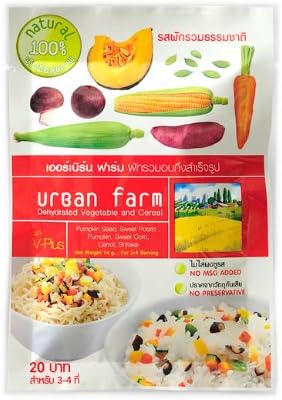 Urban Farm, Dehydrated Vegetable and Cereal, V-Plus Flavour, 14 g (Pack of 6)