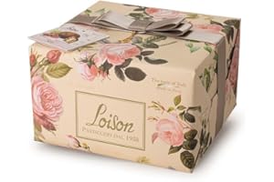 Loison. Panettone alla Rosa. Panettone Rose with Rose Syrup. Top Frutta e Fiori. 600g (21.16oz)