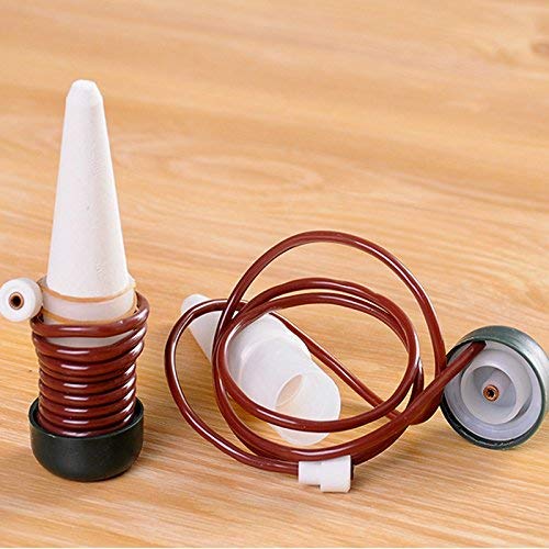 DOCA Watering Stakes Automatic Plant Watering System, 6-Pack Ceramic Plant Waterers - Self Irrigation Watering Spikes - Drip Irrigation Gardening Tools for Houseplant Indoor Outdoor Office Plant