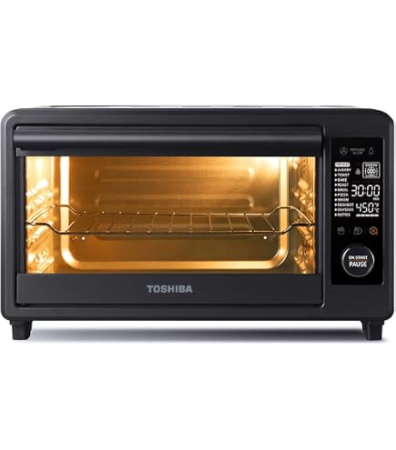 Amazon.com: Toshiba TL2-AC25CZA(GR) Air Fryer Toaster Oven, 6-in-1