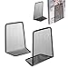 SNNplapla Mesh Metal Bookends Universal Nonskid Economy Heavy Desk Organizer Book Holder 1 Pair