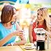 8 Cup French Press Coffee and Tea Maker- Borosilicate Glass Carafe- Stainless Steel Components- FDA Approved Manual Machine- Heat Resistant Handle- Dishwasher Safe- Best for Fast and Hot Brew (34oz)