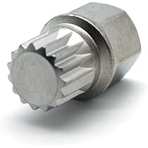 VW & Audi Wheel Lock Key - 9-Tooth Spline Socket For Jetta/Passat/Golf/GTI Anti-Theft Removal Tool